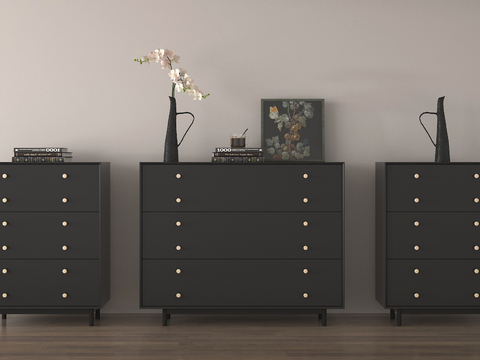 Antique Side Cabinet Chest of Drawers