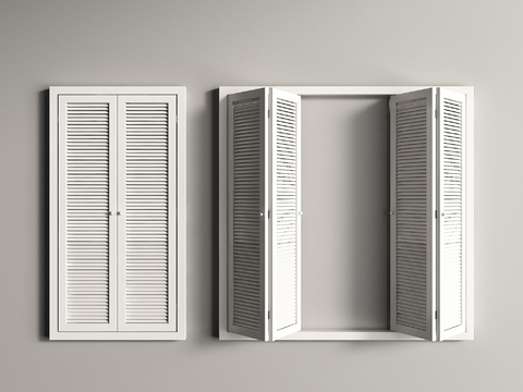 modern shutter folding window