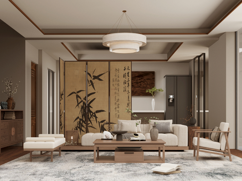 New Chinese Living Room