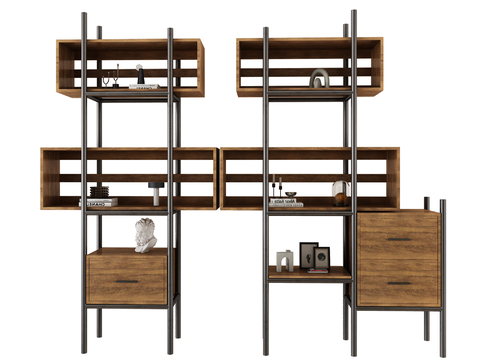 Modern Decorative Cabinet Storage Rack