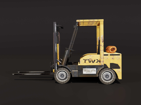 Small forklift pallet truck cargo truck