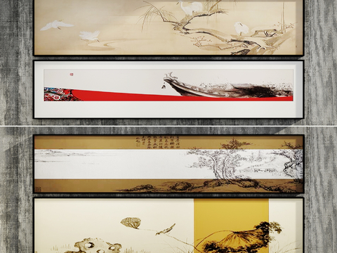 New Chinese Banner Painting Decorative Hanging Painting