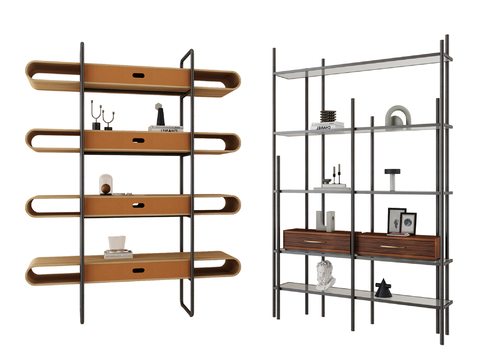 Modern Decorative Rack Storage Rack