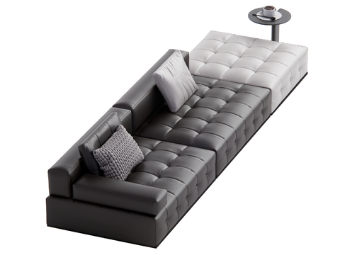 Modern Multiplayer Sofa Leather Sofa