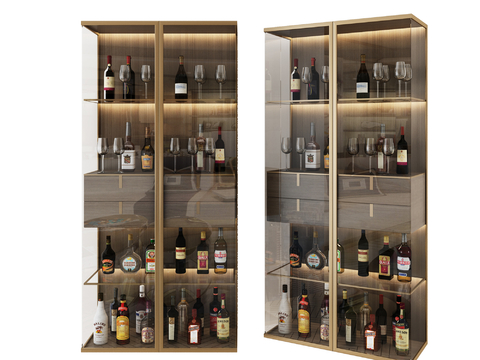 Modern Sideboard Wine Cabinet