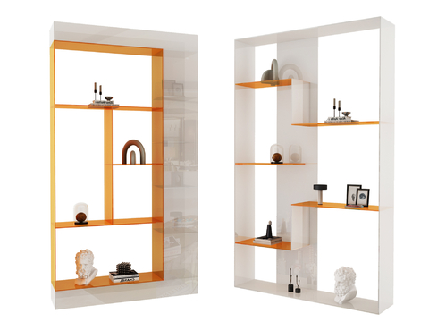 Acrylic Decorative Cabinet Rack