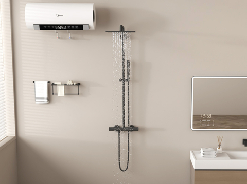 Shower Head Water Heater Towel Rack