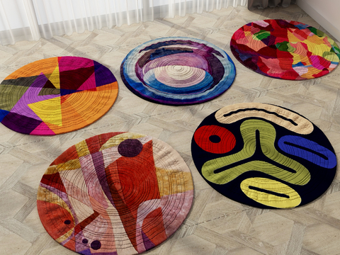 Creative Carpet Round Blanket