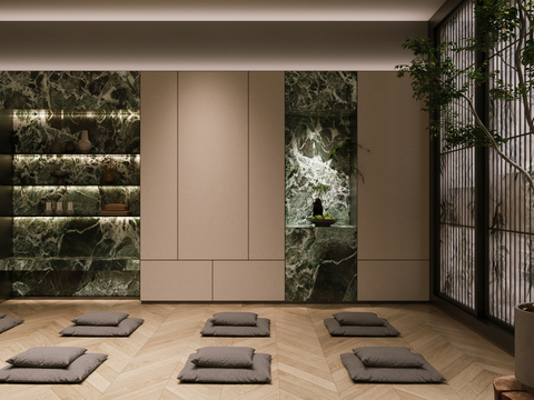 New Chinese Meditation Room Yoga Studio