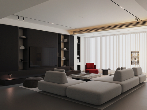 Modern Affordable Luxury Style Living Room