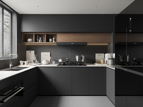 Dark Style Kitchen