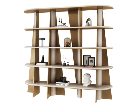 Modern Bookcase Decorative Rack Storage Rack