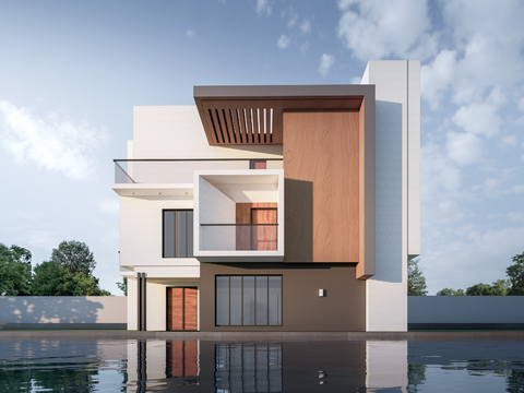 Modern single-family villa