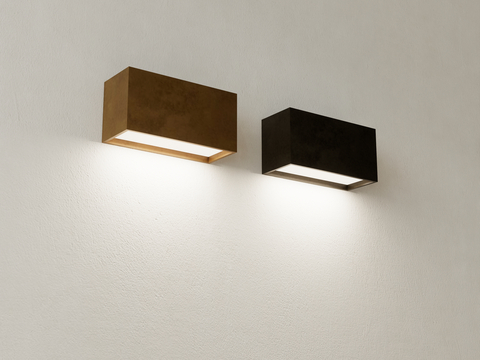 Minimalist wall lamp Box wall lamp