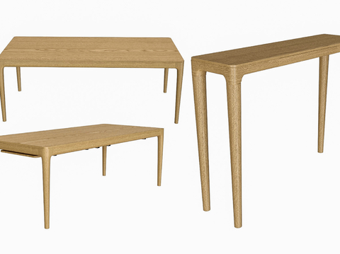 Nordic Solid Wood Dining Table