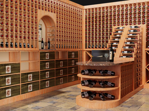 European Wine Cellar Wine Storage Room