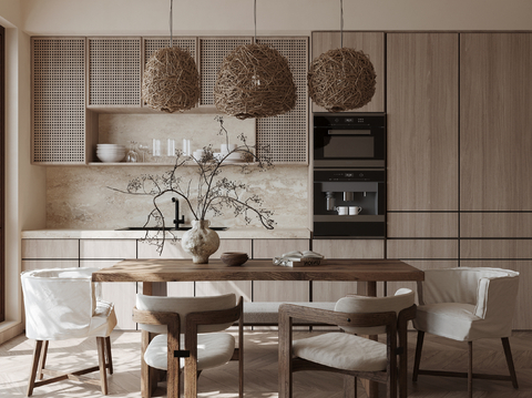 The Wabi-sabi Style DiningRoom