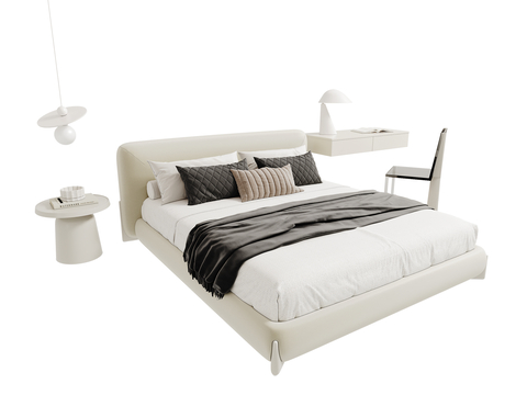 Cream Style double bed