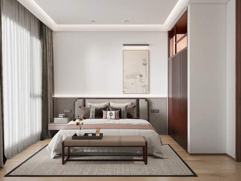 Chinese Minimalist Bedroom