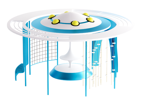 Modern children's activity area amusement fitness equipment