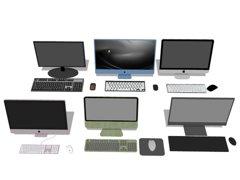 Desktop computer computer display