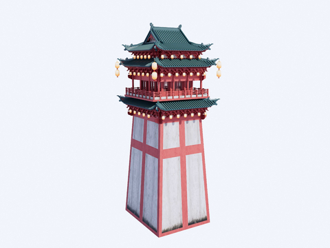 Chinese Tower Arrow Tower Turret Lookout