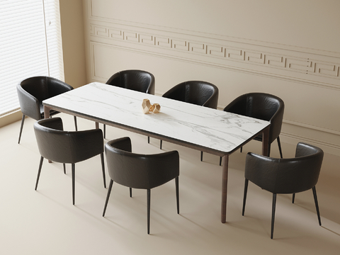 Modern Dining Table and Chair