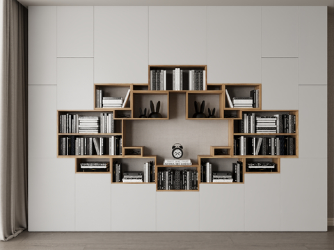 Modern Bookcase Decorative Cabinet