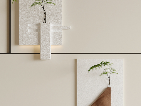 Wall decoration green plant