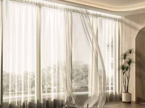 Modern Curtain Window Screen