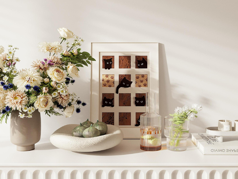 French Vase Fruit Plate Books