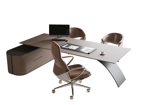 Modern Boss Office Desk and Chair Manager Office Desk and Chair