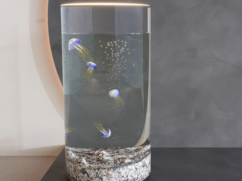 Aquarium Glass Fish Tank Aquarium Jellyfish