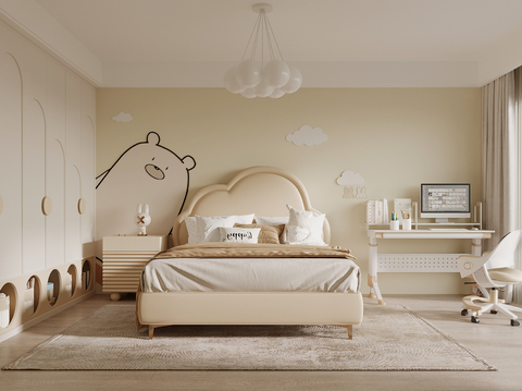 Cream Style kids Bedroom