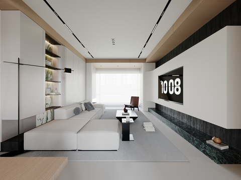 Modern Simple Living&Dining Room