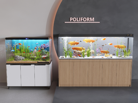 Modern Aquarium Ornamental Fish Tank Glass Fish Tank