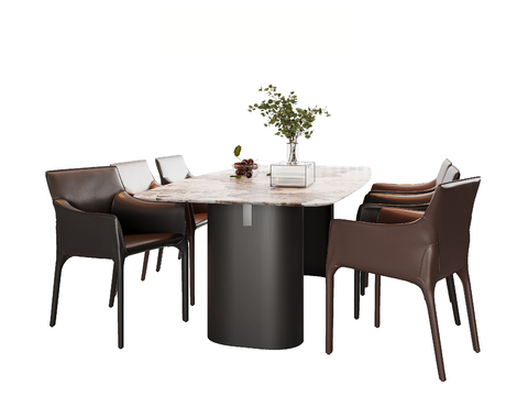 Italian Dining Table and Chair