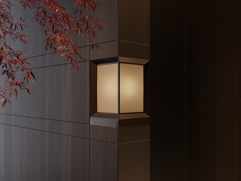 New Chinese-style embedded wall lamp corner wall lamp