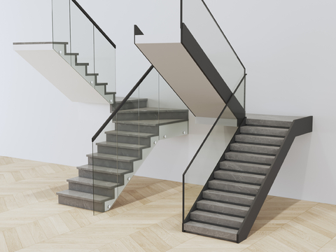 Modern Handrail Stairs