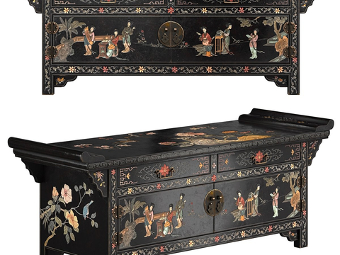 Neo-Chinese Style Decorative Cabinet