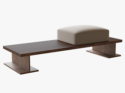 Modern Bed End Stool Bench