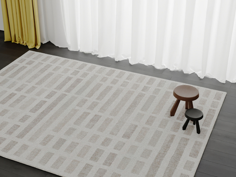 Cream Style log carpet