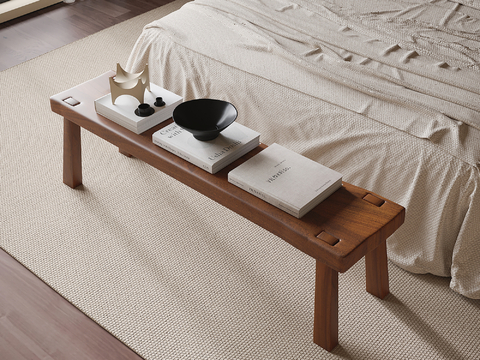 Modern Bed End Stool Bench