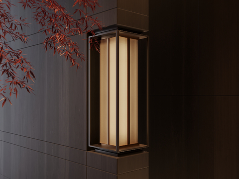 New Chinese-style embedded wall lamp corner wall lamp