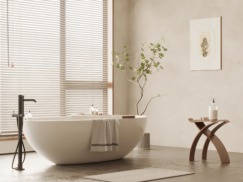 Mid-century Style Bathtub