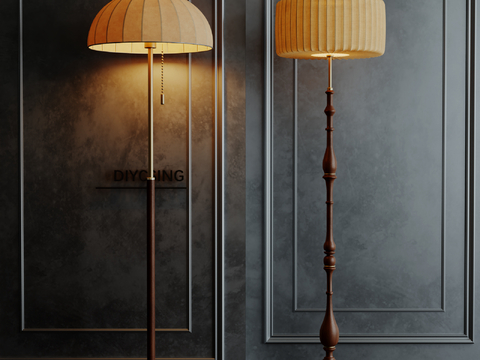 French floor lamp