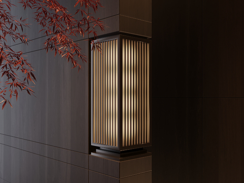 New Chinese-style embedded wall lamp corner wall lamp