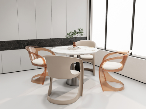 Modern leisure tables and chairs