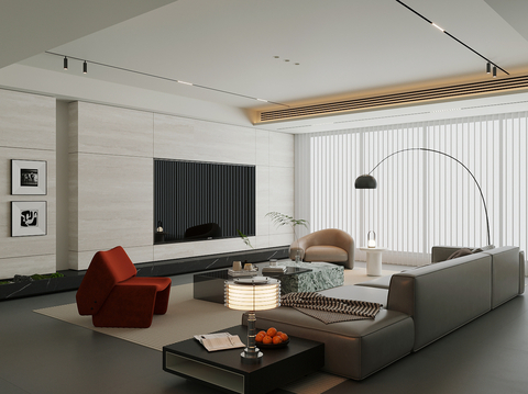 Modern Affordable Luxury Style Living Room