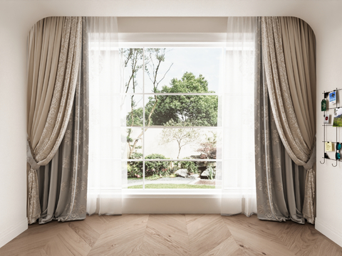 Modern Universal Curtain Fabric Curtain